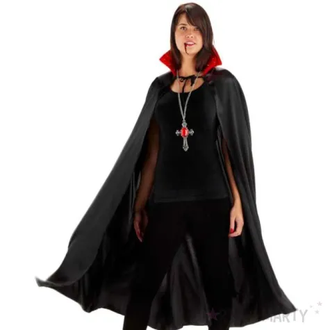 stroj dla doroslych peleryna wampira led czarny folat