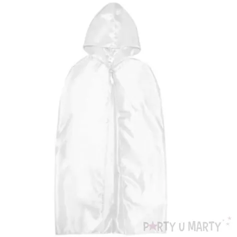 stroj dla doroslych peleryna z kapturem biala carnival toys