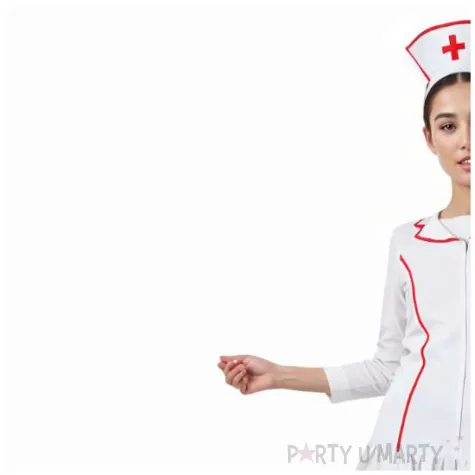 stroj dla doroslych pielegniarka bialy partydeco rozm m