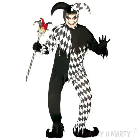 stroj dla doroslych pierrot czarny bialy guirca rozm l