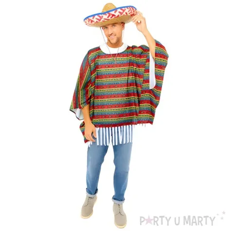 stroj dla doroslych poncho meksykanskie amscan