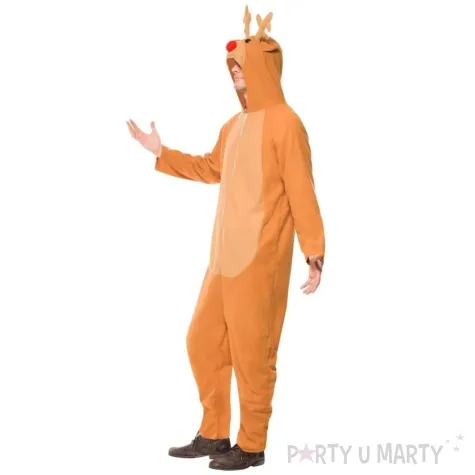 stroj dla doroslych renifer rudolf kombinezon brazowy smiffys rozm s