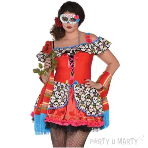stroj dla doroslych seniorita sugar skull amscan rozm xxl