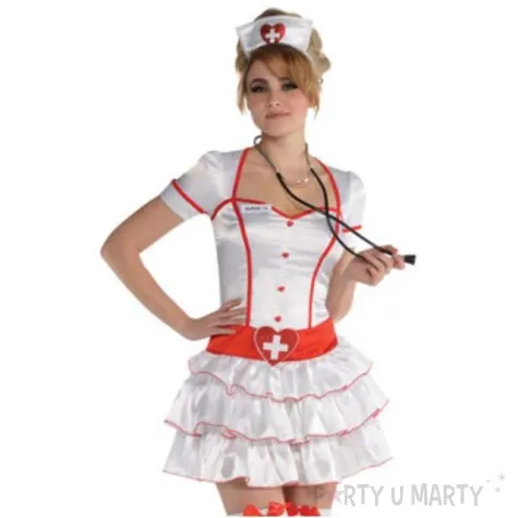 stroj dla doroslych sexy pielegniarka falbany amscan rozm s