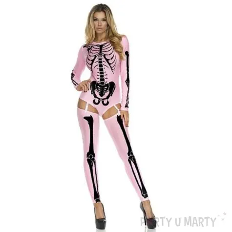 stroj dla doroslych sexy szkieletorka rozowo czarna rozm m l