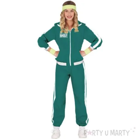 stroj dla doroslych sportowy dres squid damski zielony guirca rozm xl