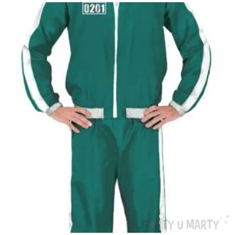 stroj dla doroslych sportowy dres squid meski zielony guirca rozm m