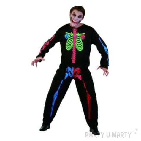 stroj dla doroslych szkieletor neon roz uniw