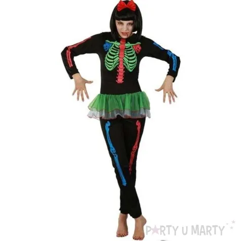 stroj dla doroslych szkieletorka neon roz uniw