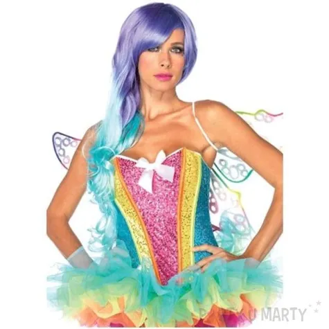 stroj dla doroslych teczowy gorset roz m