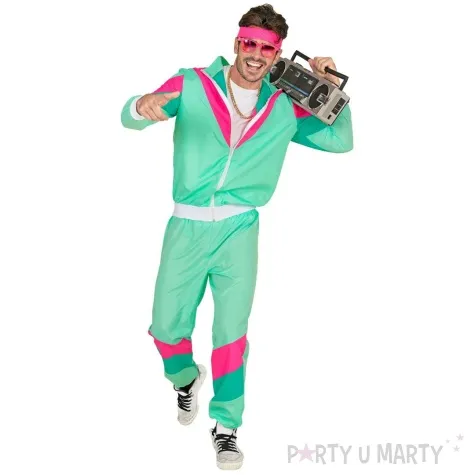 stroj dla doroslych trener ortalionowy dres retro lata 80 widmann rozm xxl