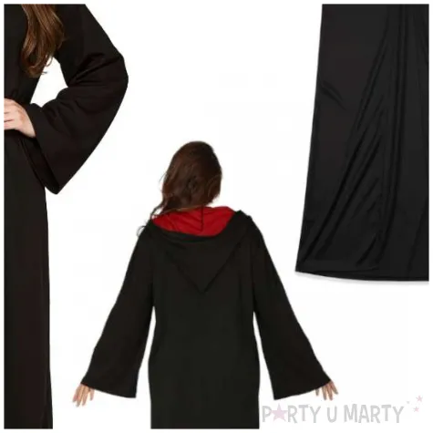 stroj dla doroslych uczennica szkoly magii czarny guirca roz l