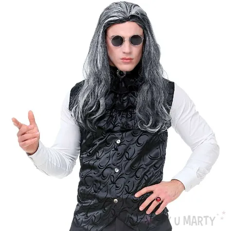 stroj dla doroslych wampir arystokrata kamizelka z zabotem czarny widmann rozm l xl