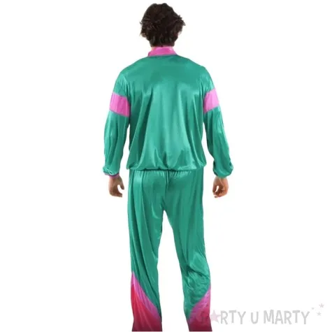 stroj dla doroslych wuefista ortalionowy dres retro lata 80 amscan rozm xl