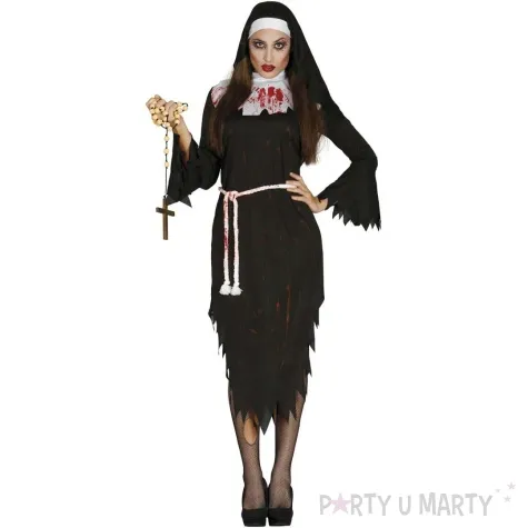 stroj dla doroslych zakonnica zombie czarny guirca rozm l