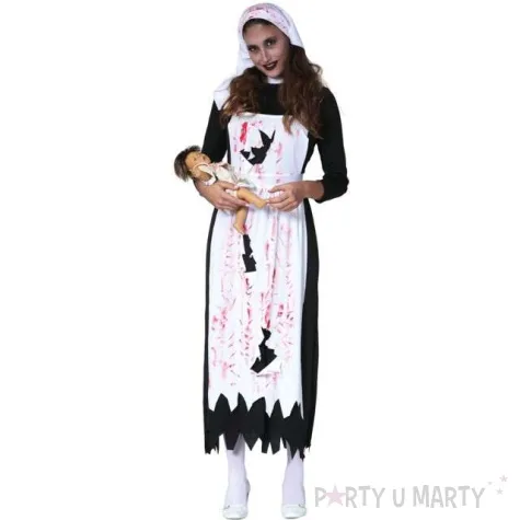 stroj dla doroslych zombie pielegniarka guirca rozm 42 44