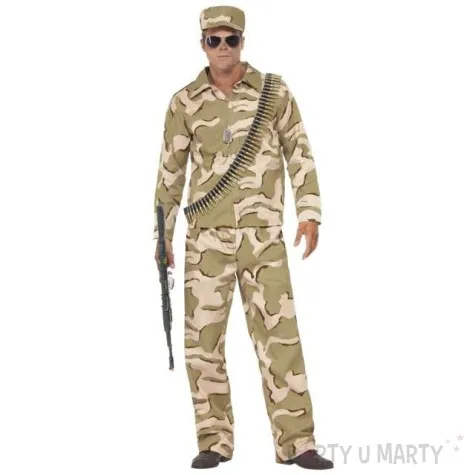 stroj dla dososlych zolnierz comando smiffys rozm m