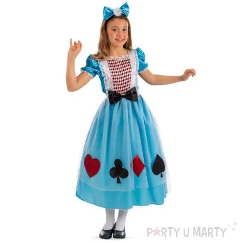 stroj dla dzieci alicja blekitny carnival toys 146 152 cm