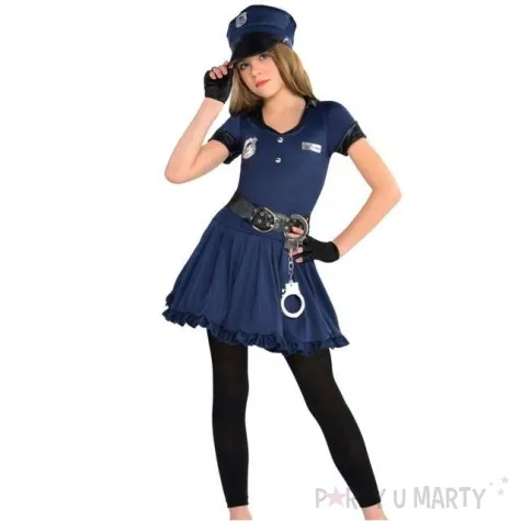 stroj dla dzieci amerykanska policjantka amscan rozm 134 140 cm