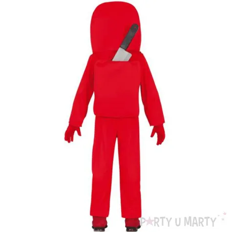 stroj dla dzieci among us guirca czerwony 10 12 lat