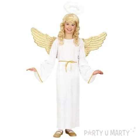 stroj dla dzieci aniolek z aureolka widmann rozm 122 130 cm