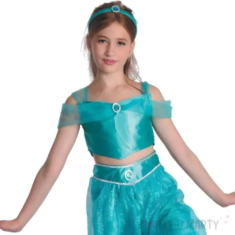 stroj dla dzieci arabska ksiezniczka niebieski godan 110 120