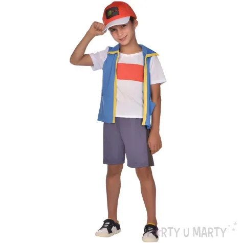 stroj dla dzieci ash ketchum pokemon amscan rozm 116 128 cm