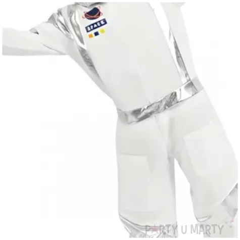 stroj dla dzieci astronauta bialy partydeco rozm 116 128 cm