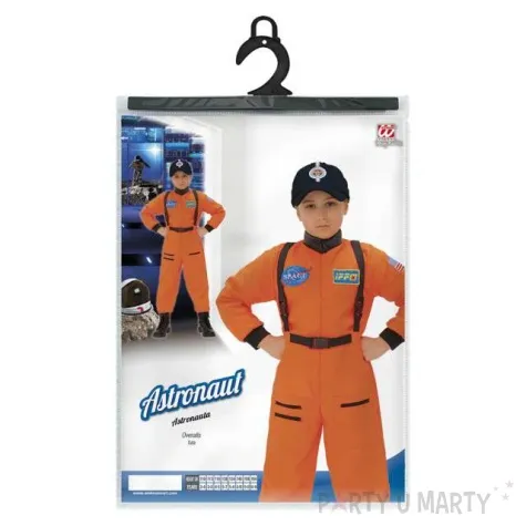 stroj dla dzieci astronauta orange widmann rozm 5 7 lat