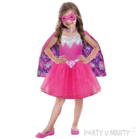 stroj dla dzieci barbie power princces amscan rozm 8 10 lat