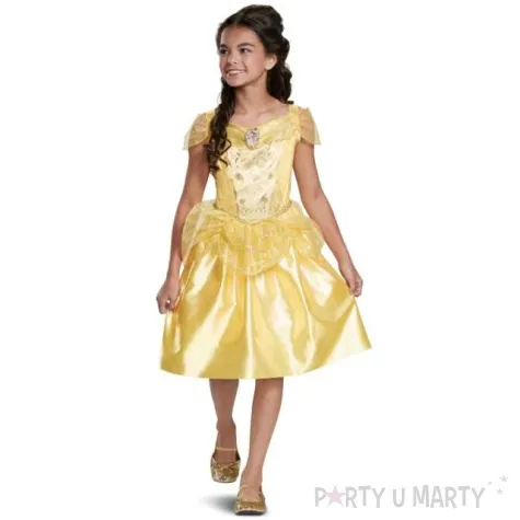 stroj dla dzieci bella classic sukienka zolta disguise 124 135 cm