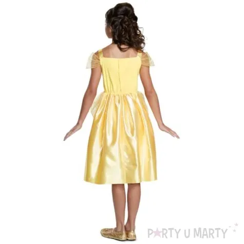 stroj dla dzieci bella classic sukienka zolta disguise 124 135 cm