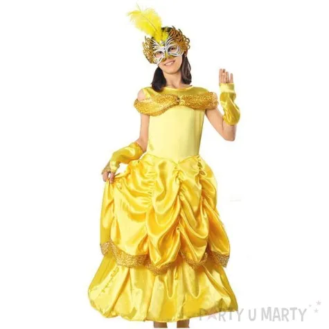 stroj dla dzieci bella lux zolta kraszek rozm 98 104 cm