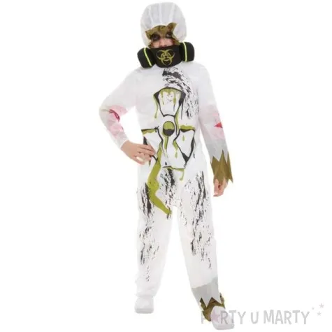 stroj dla dzieci biohazard bialy smiffys rozm m