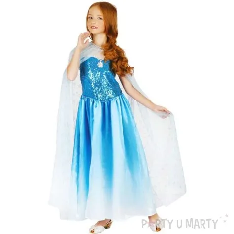 stroj dla dzieci blekitna ksiezniczka godan rozm 120 130 cm