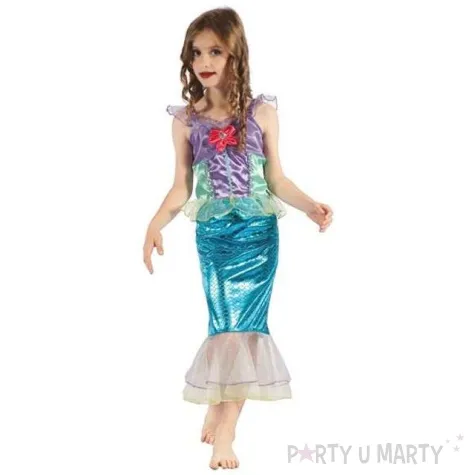 stroj dla dzieci blekitna syrenka rozm 120 130 cm