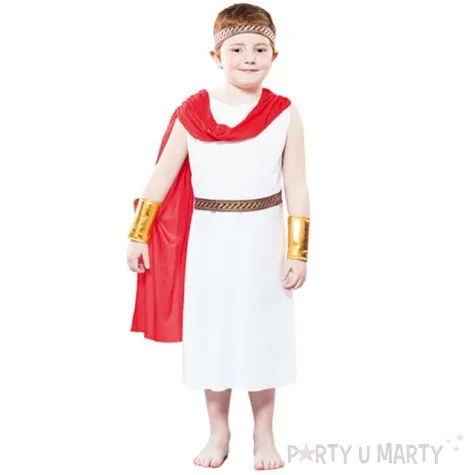 stroj dla dzieci cezar w czerwonym plaszczu fyasa 122 134 cm