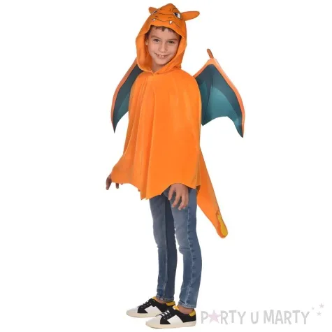 stroj dla dzieci charizard pokemon peleryna amscan rozm 128 152 cm
