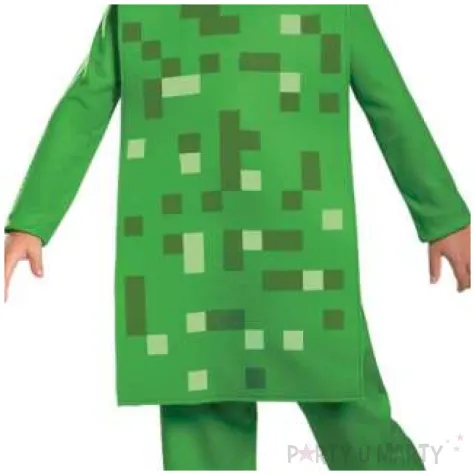 stroj dla dzieci creeper boy minecraft disguise costumes 4 6 lat