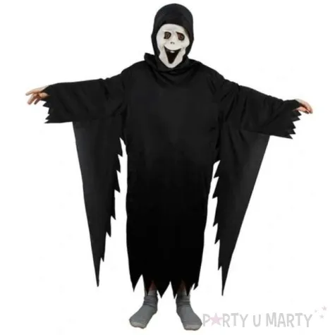 stroj dla dzieci czarny krzyk kraszek rozm 7 10 lat