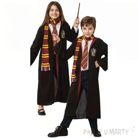 stroj dla dzieci czarodziej harry potter zestaw ucznia hogwartu rubies rozm 104 140