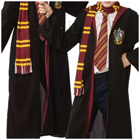 stroj dla dzieci czarodziej harry potter zestaw ucznia hogwartu rubies rozm 104 140