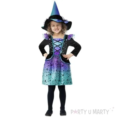 stroj dla dzieci czarownica cosmic smiffys rozm 86 98 cm