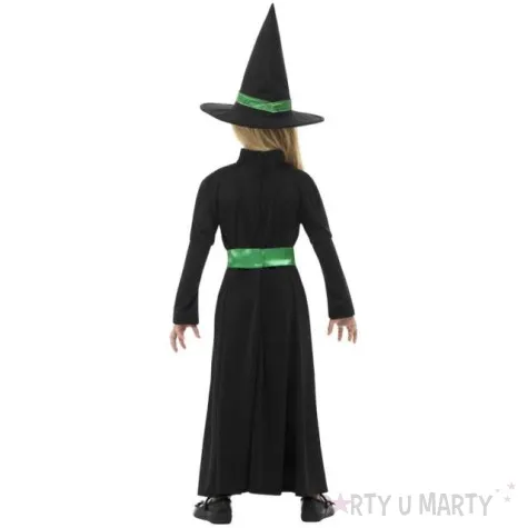 stroj dla dzieci czarownica czarny smiffys 116 128 cm