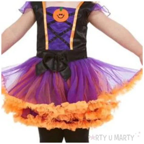 stroj dla dzieci czarownica dyniowa smiffys rozm 3 4 lata