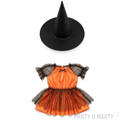 stroj dla dzieci czarownica pomaranczowy arpex 92 104 cm