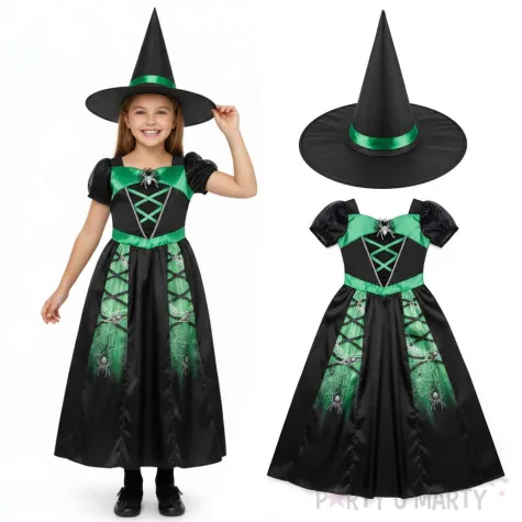 stroj dla dzieci czarownica tajemnicza amscan 104 116 cm