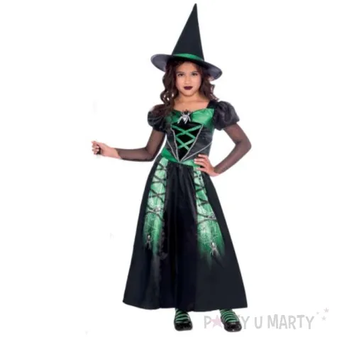 stroj dla dzieci czarownica tajemnicza amscan 140 146 cm