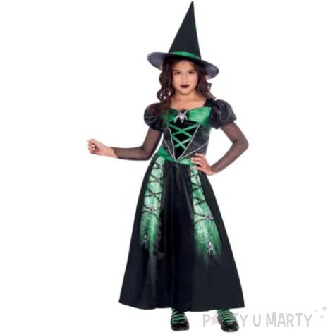 stroj dla dzieci czarownica tajemnicza amscan 98 116 cm