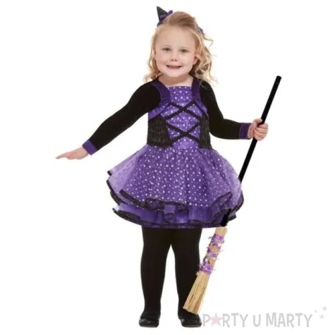 stroj dla dzieci czarownica viola smiffys 3 4 lat